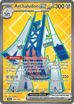 Archaludon ex 224/191 - Ultra Rare - Surging Sparks - Pokémon TCG