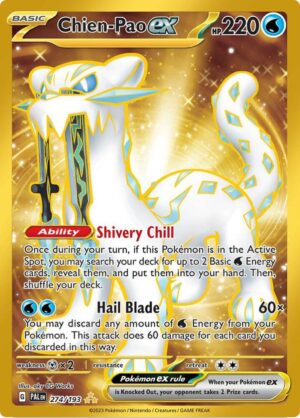 Chien-Pao ex 274/193 - Hyper Rare - Paldea Evolved - Pokémon TCG
