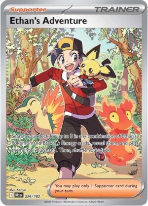 Ethan's Adventure 236/182 - Special Illustration Rare - Destined Rivals - Pokémon TCG