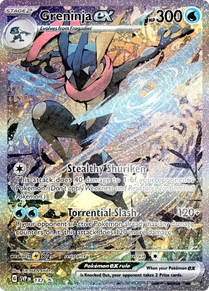 Greninja ex 132 - Promo - SV: Scarlet & Violet Promo Cards - Pokemon TCG