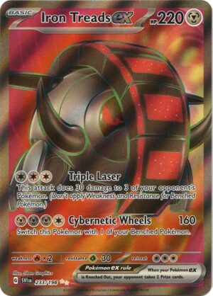 Iron Treads ex 233/198 - Ultra Rare - Scarlet & Violet Base Set - Pokémon TCG