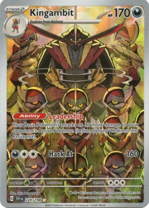 Kingambit 220/198 - Illustration Rare - Scarlet & Violet Base Set - Pokémon TCG