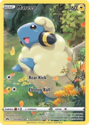 Mareep  - GG34/GG70 - Ultra Rare - Crown Zenith: Galarian Gallery - Pokémon TCG