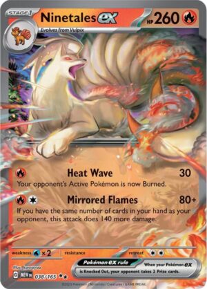 Ninetales ex 038/165 - Double Rare - Scarlet & Violet 151 - Pokémon TCG