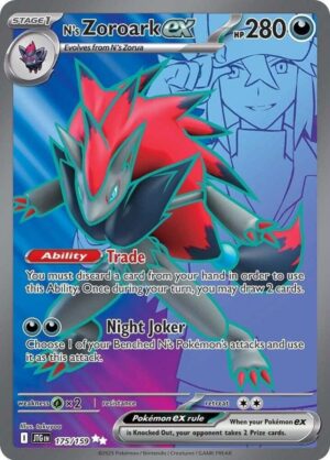 N's Zoroark ex 175/159 - Ultra Rare - Journey Together (JTG) - Pokemon TCG