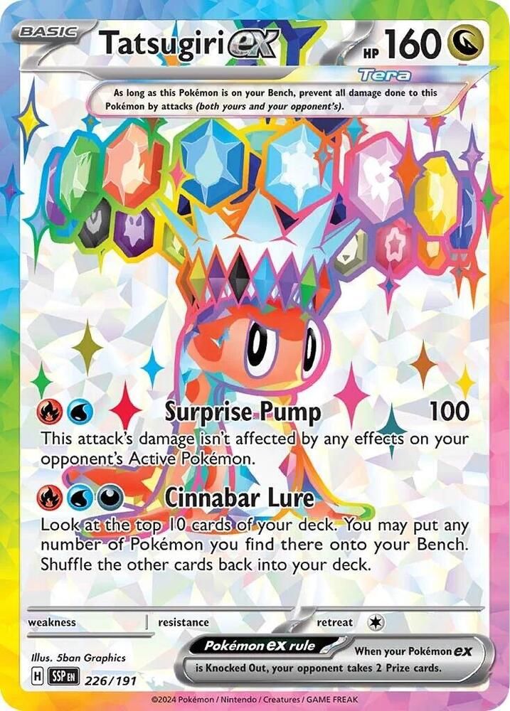 Tatsugiri ex 226/191 - Ultra Rare - Surging Sparks - Pokémon TCG