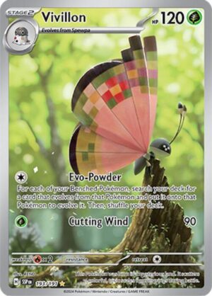 Vivillon 193/191 - Illustration Rare - Surging Sparks - Pokémon TCG