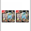 Imagen del Pokémon TCG Mega Evolution 3 Pack Blister (Español), que muestra el empaque oficial con tres sobres de refuerzo, una carta promocional holográfica y una moneda coleccionable temática.