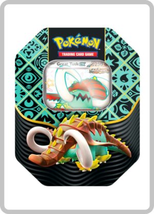 Tin Paldean Fates Shiny Great Tusk ESPAÑOL - Pokémon TCG
