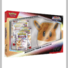 Colección especial Pokémon TCG Prismatic Evolutions con bolsa de accesorios de Eevee, incluye sobres de refuerzo y código para Pokémon TCG Live.