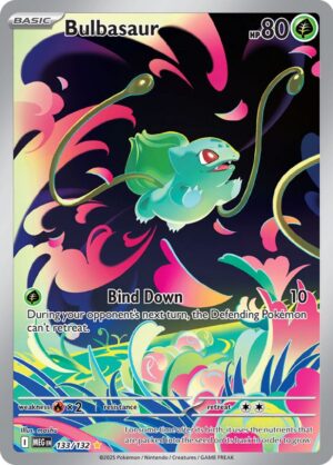 Bulbasaur 133/132 – Illustration Rare – Mega Evolution – Pokémon TCG
