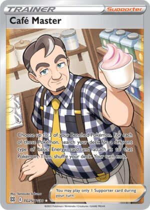 Cafe Master TG25/TG30 – Ultra Rare – Brilliant Stars – Pokémon TCG
