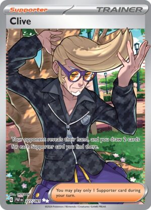 Clive 227/091 – Ultra Rare – SV: Paldean Fates – Pokémon TCG