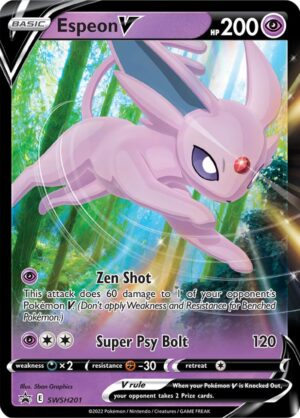 Espeon V SWSH201 – Promo – SWSH: Sword & Shield Promo Cards – Pokémon TCG