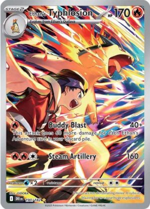 Ethan's Typhlosion 190/182 – Illustration Rare – Destined Rivals – Pokémon TCG