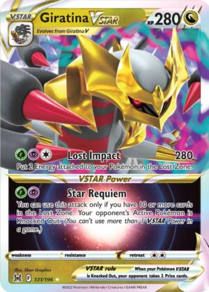 Giratina VSTAR 131/196 – Ultra Rare – Lost Origin – Pokémon TCG