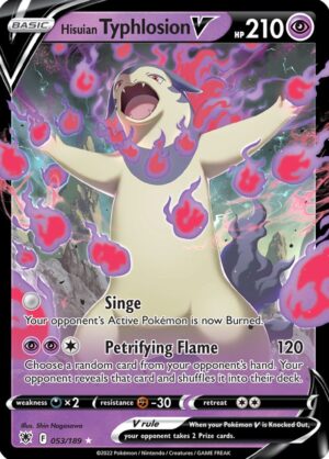 Hisuian Typhlosion V 053/189 – Ultra Rare – Astral Radiance – Pokémon TCG