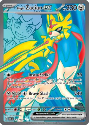 Hop's Zacian ex 176/159 – Ultra Rare – Journey Together – Pokémon TCG