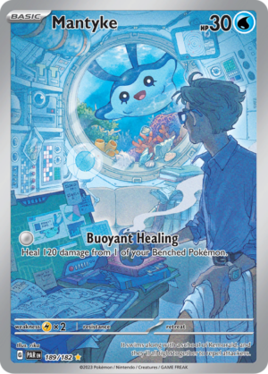 Mantyke 189/182 – Illustration Rare – Paradox Rift – Pokémon TCG