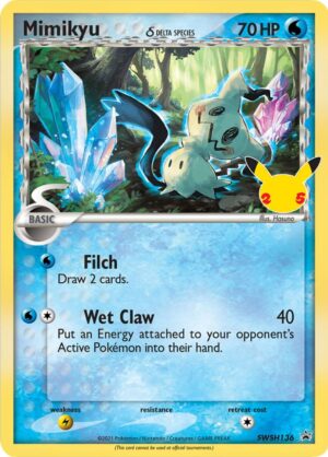 Mimikyu (Delta Species) SWSH136 – Promo – SWSH: Sword & Shield Promo Cards – Pokémon TCG
