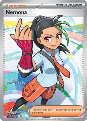 Nemona 229/091 – Ultra Rare – SV: Paldean Fates – Pokémon TCG