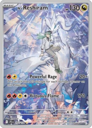 N's Reshiram 167/159 – Illustration Rare – Journey Together – Pokémon TCG