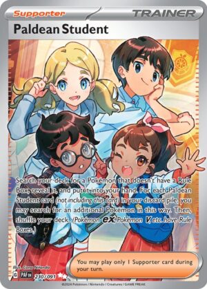 Paldean Student 230/091 – Ultra Rare – SV: Paldean Fates – Pokémon TCG