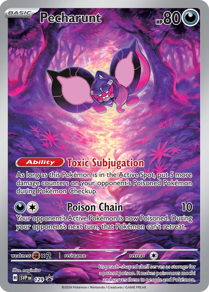 Pecharunt 129 – Promo – SV: Scarlet & Violet Promo Cards – Pokémon TCG