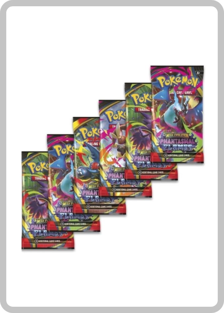 Phantasmal Flames Booster Bundle INGLÉS- Pokémon TCG - Imagen 2