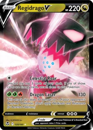 Regidrago V 135/195 – Ultra Rare – Silver Tempest – Pokémon TCG
