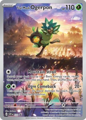 Teal Mask Ogerpon 123 – Promo – SV: Scarlet & Violet Promo Cards – Pokémon TCG