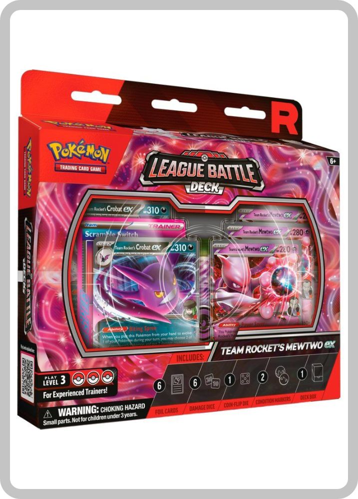 Team Rocket's Mewtwo Ex League Battle Deck INGLÉS - Pokémon TCG