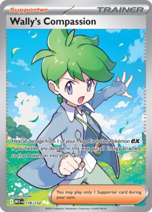Wally's Compassion 176/132 – Ultra Rare – Mega Evolution – Pokémon TCG