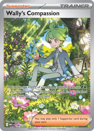 Wally's Compassion 186/132 – Special Illustration Rare – Mega Evolution – Pokémon TCG