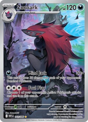 Zoroark 143/086 – Illustration Rare – White Flare – Pokémon TCG