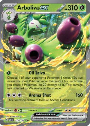 Arboliva ex 023/182 – Double Rare – Destined Rivals – Pokémon TCG