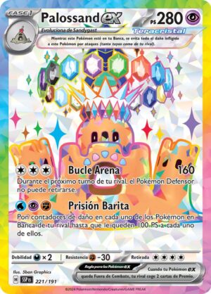 Palossand ex 221/191 – Ultra Rare – Surging Sparks – Pokémon TCG