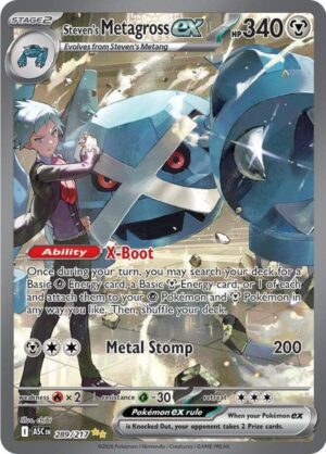 Steven's Metagross ex 289/217 - Special Illustration Rare -  Ascended Heroes - Pokémon TCG