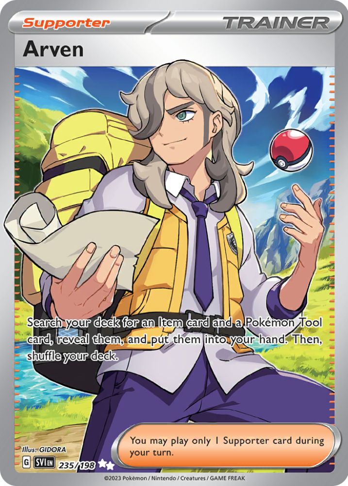 Arven 235/198 – Ultra Rare – Scarlet & Violet Base Set – Pokemon TCG