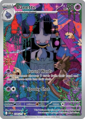 Banette 234/217 – Illustration Rare – Ascended Heroes – Pokemon TCG