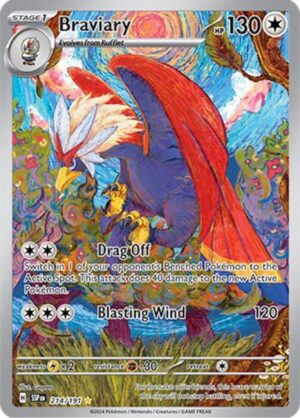 Braviary 214/191 - Illustration Rare - Surging Sparks - Pokemon TCG