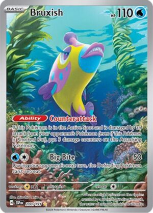 Bruxish 200/191 - Illustration Rare - Surging Sparks - Pokemon TCG