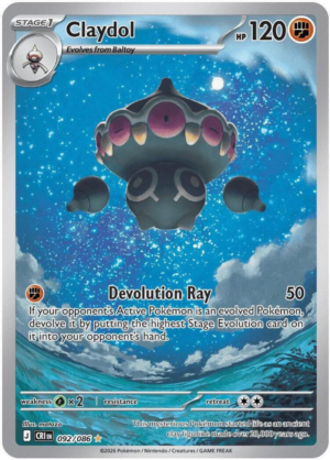 Claydol 092/086 - Ilustration Rare - Chaos Rising - Pokemon TCG
