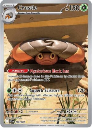 Crustle - 186/182 - Illustration Rare - Destined Rivals - Pokemon TCG