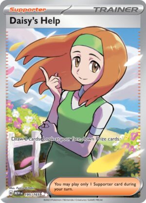 Daisy's Help 195/165 – Ultra Rare – Scarlet & Violet 151 – Pokemon TCG