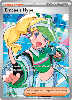 Emcee's Hype – 220/182 – Ultra Rare – Destined Rivals – Pokemon TCG