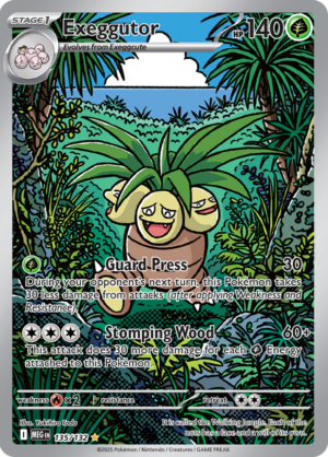 Exeggutor 135/132 – Illustration Rare – Mega Evolution – Pokemon TCG