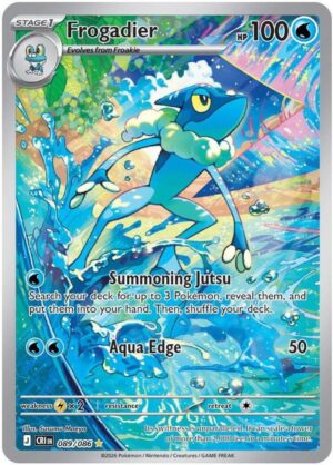Frogadier 089/086 - Illustration Rare - Chaos Rising - Pokemon TCG