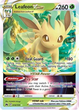 Leafeon VSTAR 014/159 - Ultra Rare - Crown Zenith - Pokemon TCG