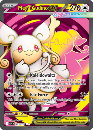 Mega Audino ex 253/217 – Ultra Rare – Ascended Heroes – Pokemon TCG
